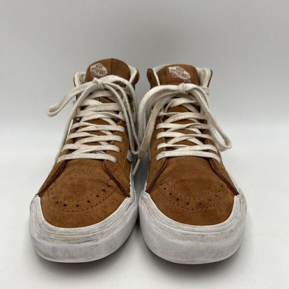 Vans Off The Wall Scotchgard Brown Suede 3M Sneaker Shoes High Top Men’s Size 7 - Picture 2 of 11